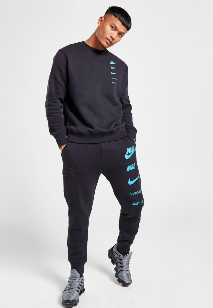 Nike Sportswear Swoosh Crew Neck Tracksuit – ID Clothing