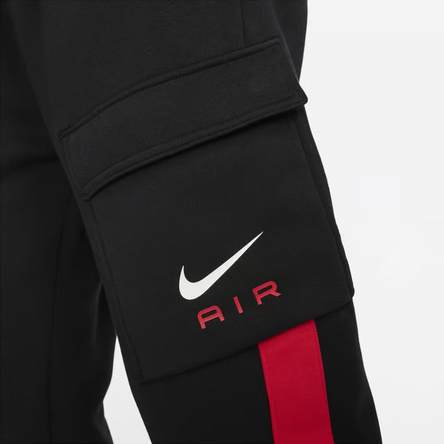 Nike Air Black/Red Swoosh Crewneck Tracksuit
