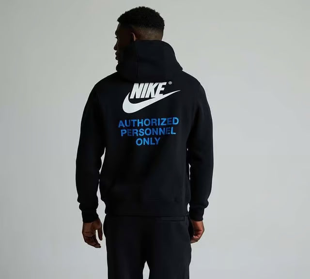 Nike Black Authorized Personnel Fleece Hoodie