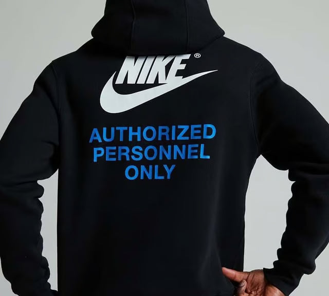Nike Black Authorized Personnel Fleece Hoodie
