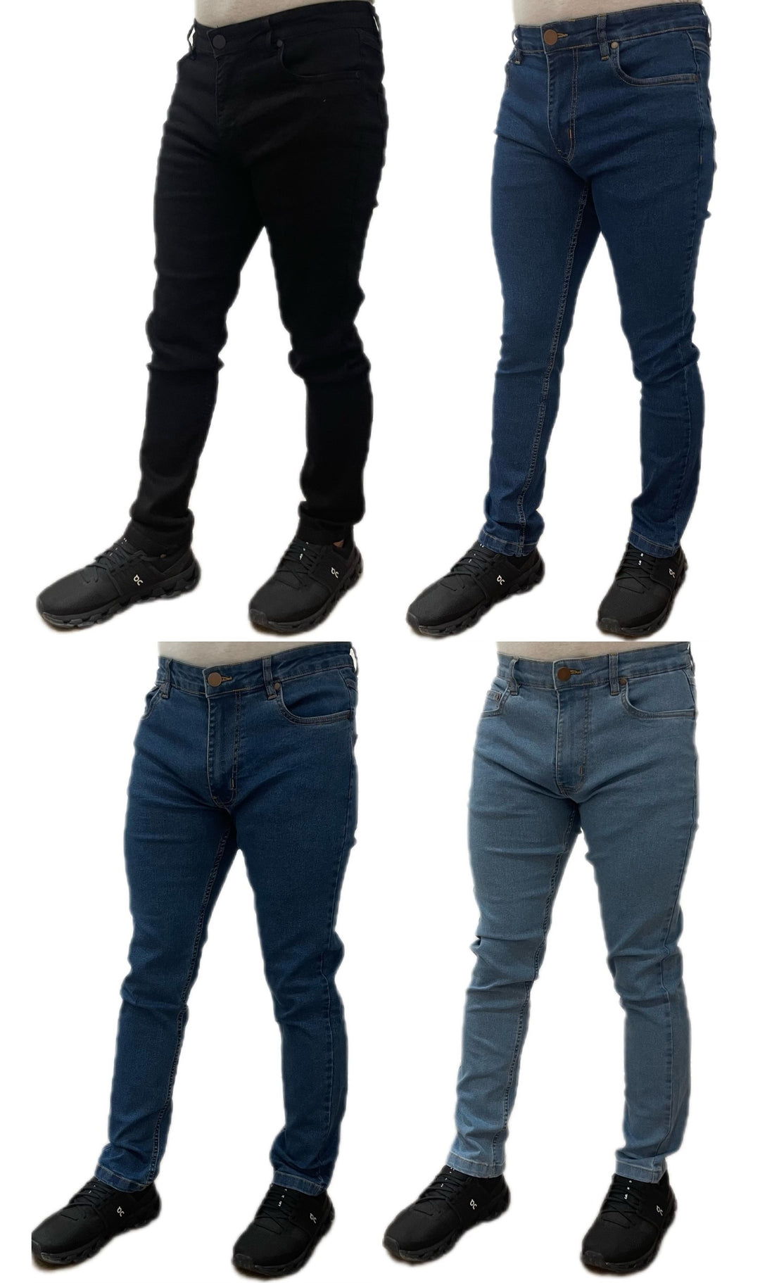 Mens Straight Leg Jeans Pants