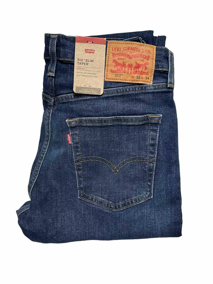 Levis® 512 Blue Slim Taper Mens Denim Jeans