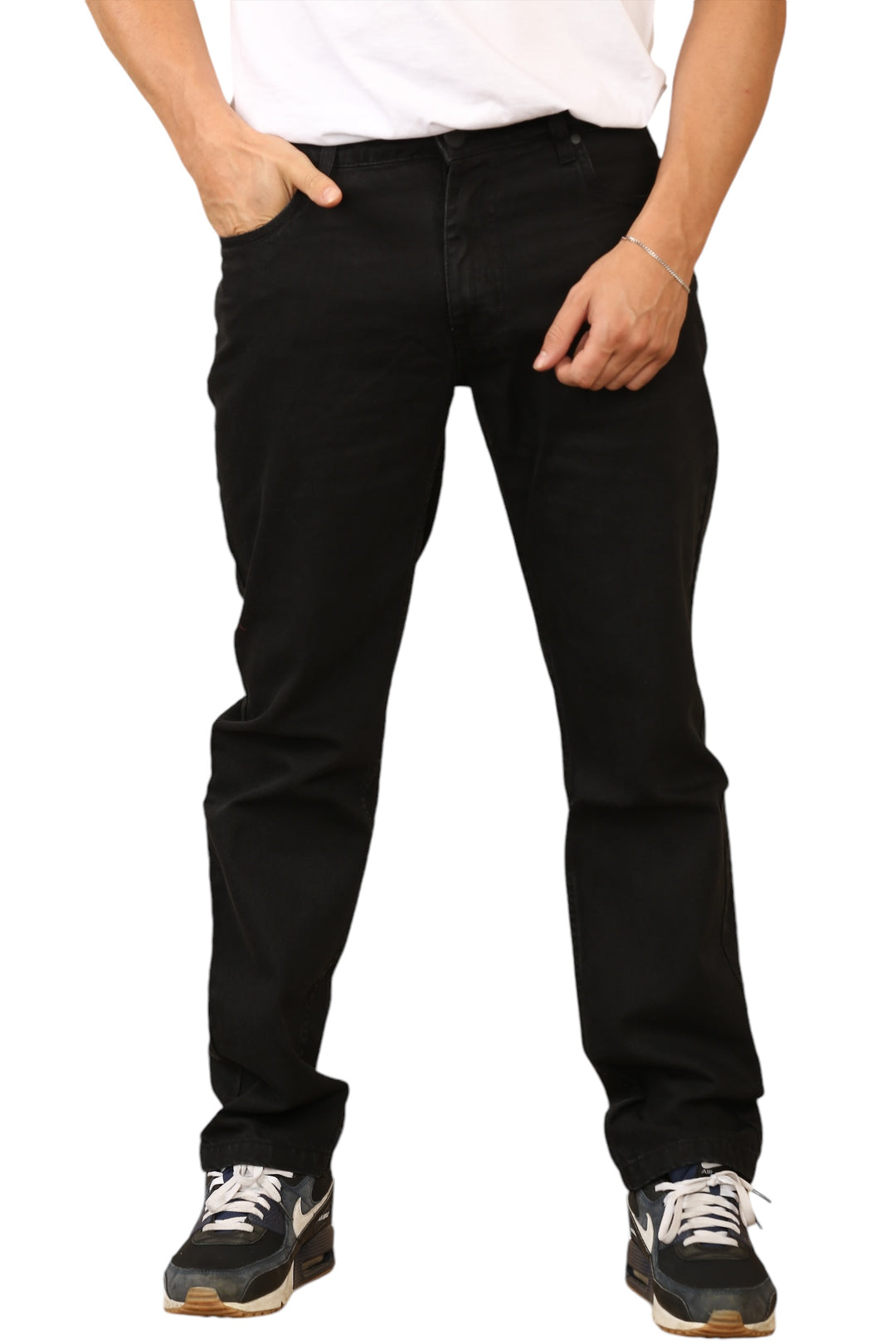 ID Mens Straight Leg Jeans Pants - 4 Colours