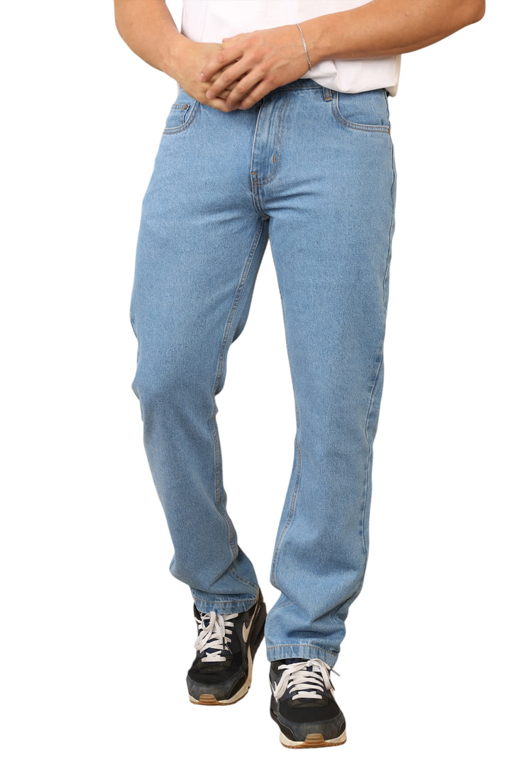 ID Mens Straight Leg Jeans Pants - 4 Colours