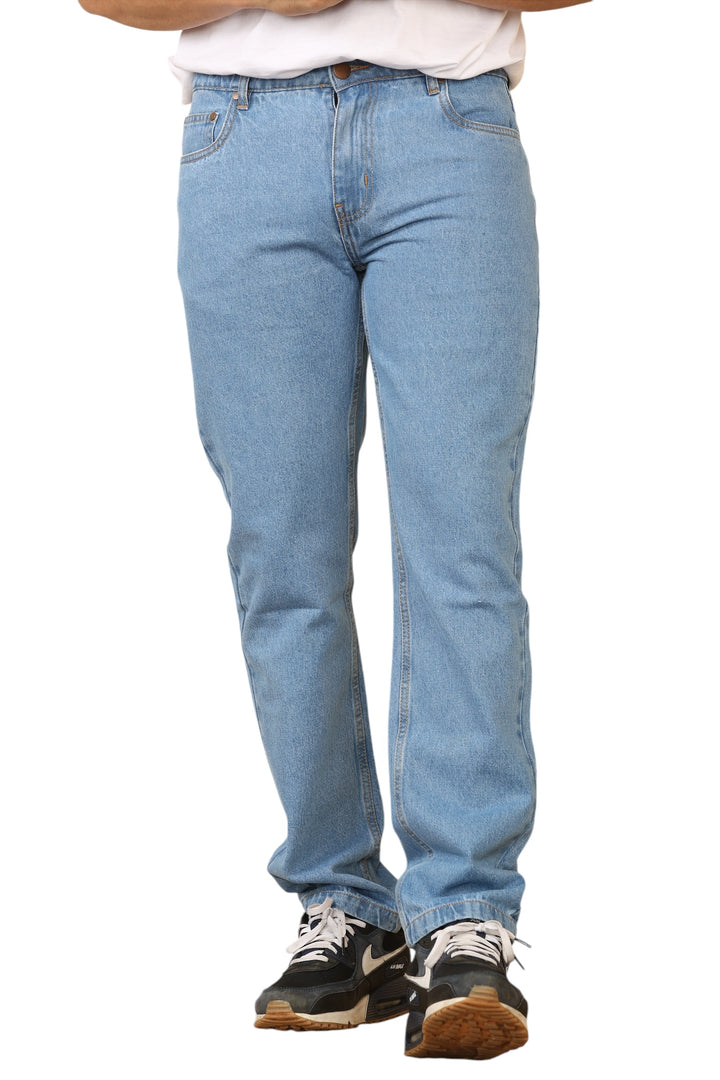 ID Mens Straight Leg Jeans Pants - 4 Colours