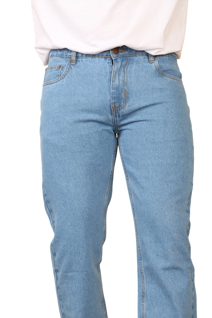 ID Mens Straight Leg Jeans Pants - 4 Colours