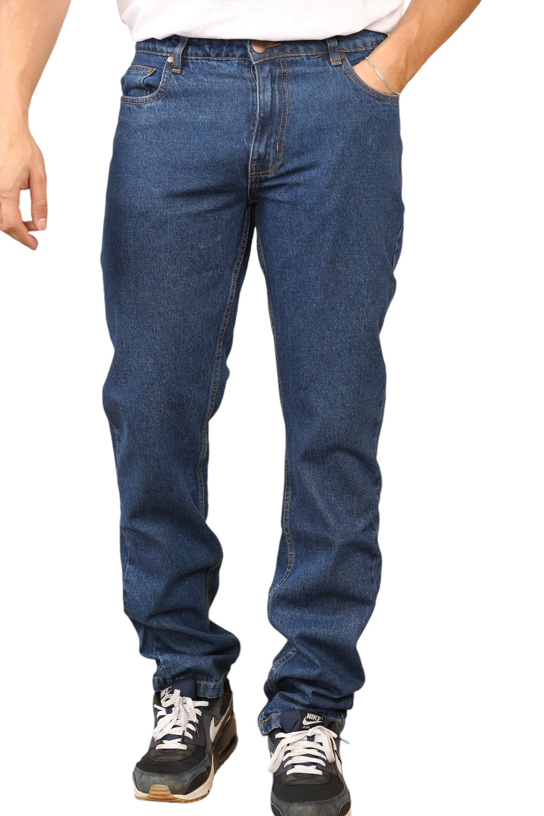 ID Mens Straight Leg Jeans Pants - 4 Colours