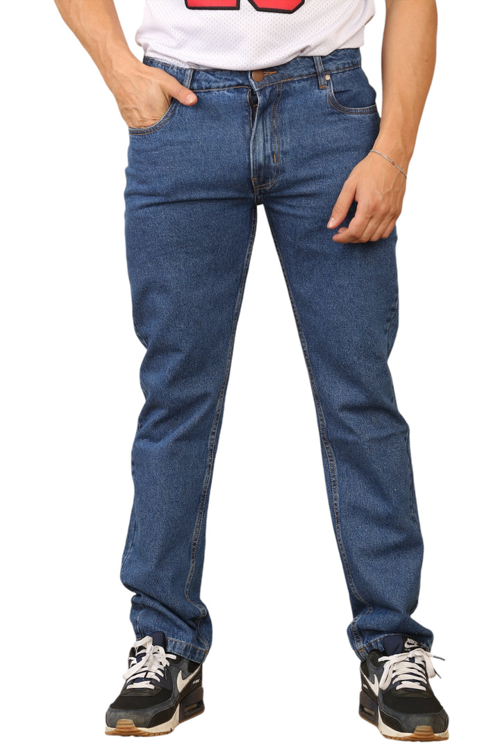 ID Mens Straight Leg Jeans Pants - 4 Colours