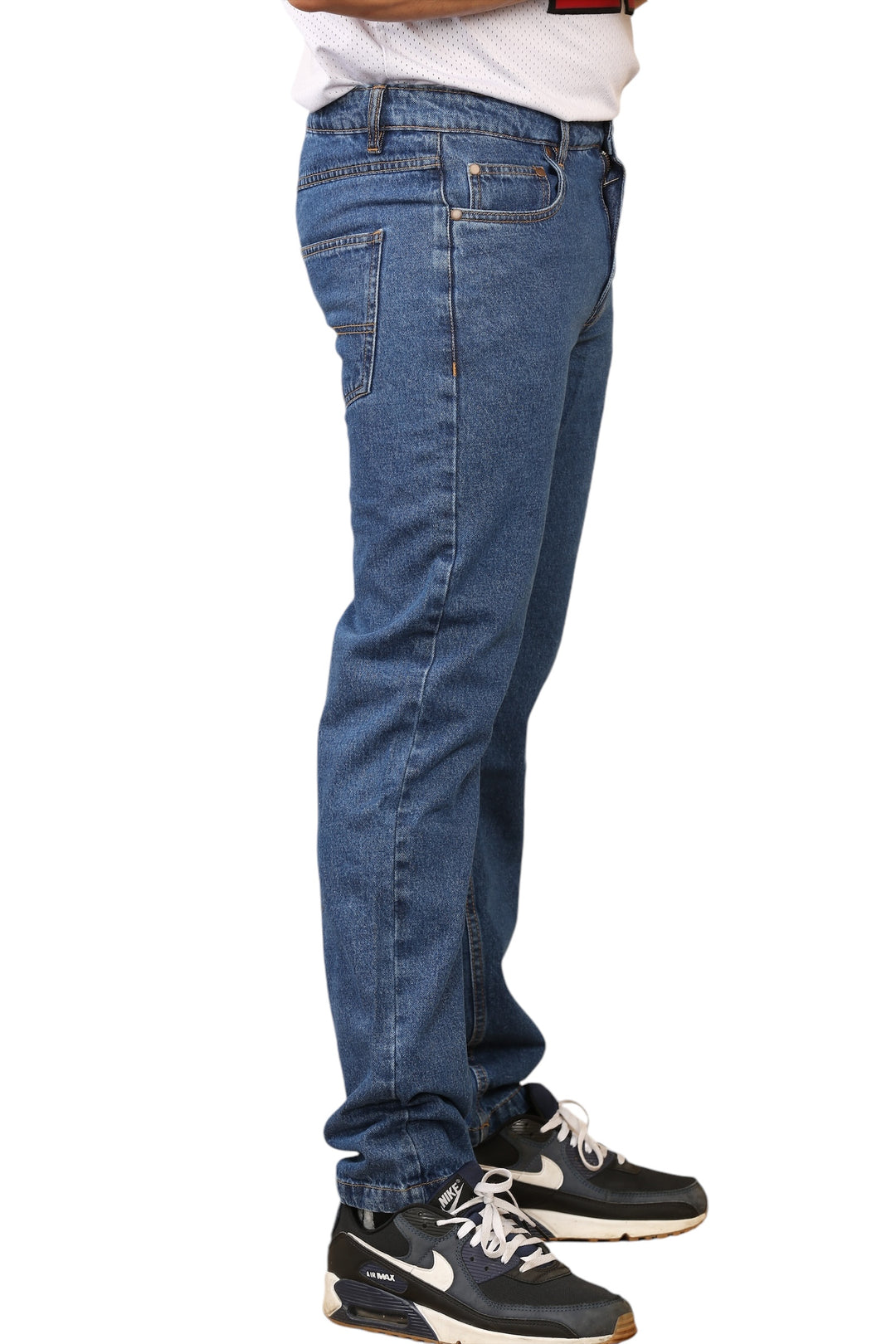 ID Mens Straight Leg Jeans Pants - 4 Colours