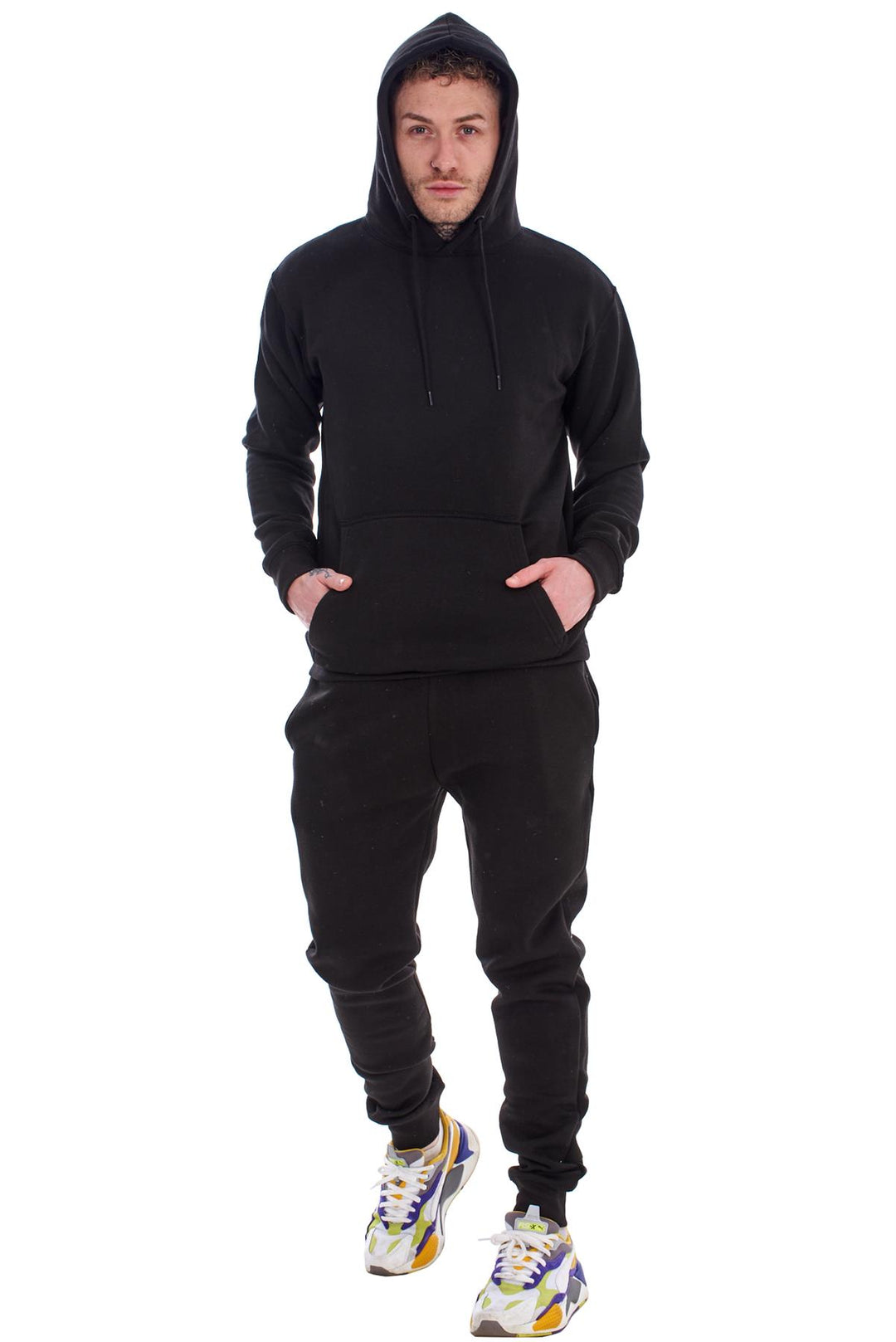 ID Mens Hooded Hooded Pullover Tracksuit - 3 Colours