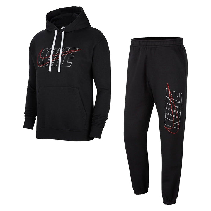 Nike Sportwear Club Tracksuit - Black