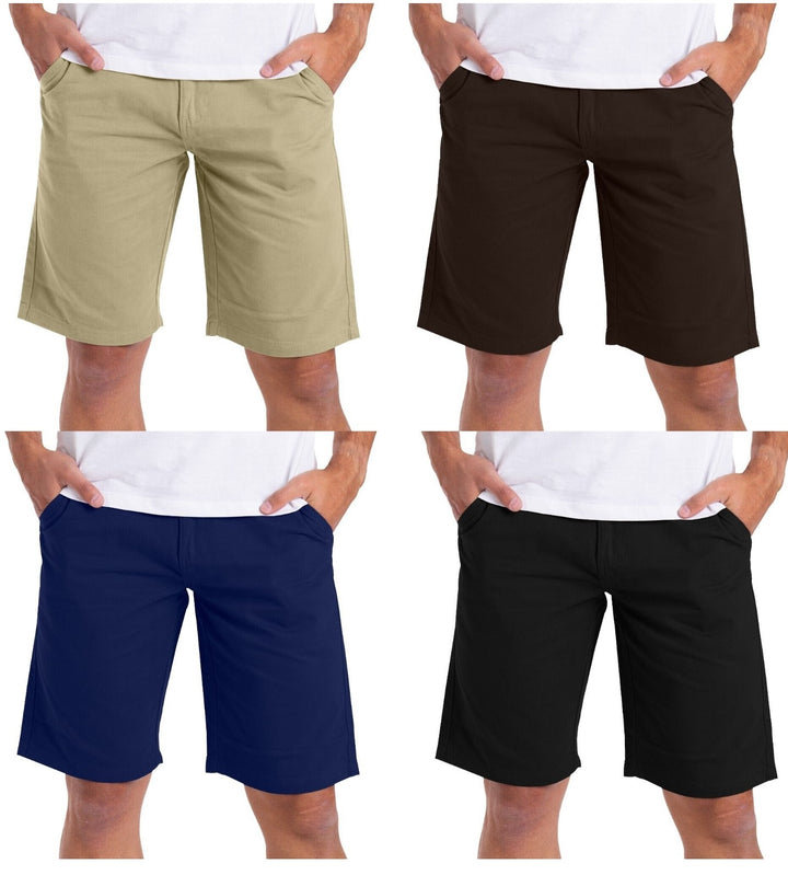 men's chino shorts casual fit