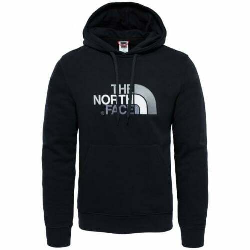 The North Face Mens Drew Peak Embroidery Overhead Hoodie Black