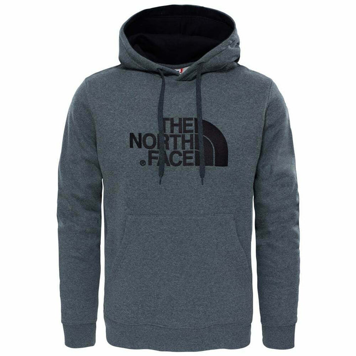 The North Face Mens Drew Peak Embroidery Overhead Hoodie Grey