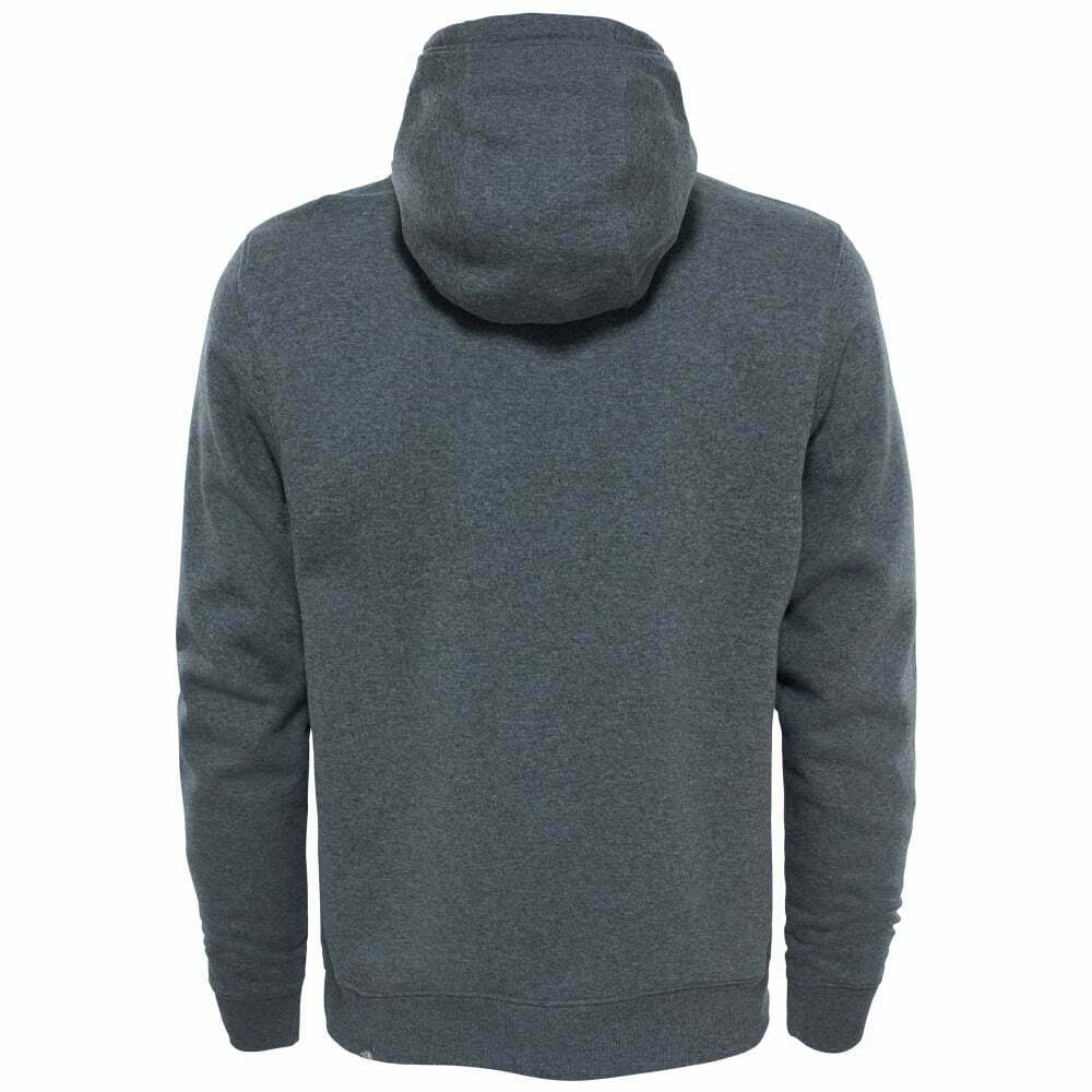 The North Face Mens Drew Peak Embroidery Overhead Hoodie Grey