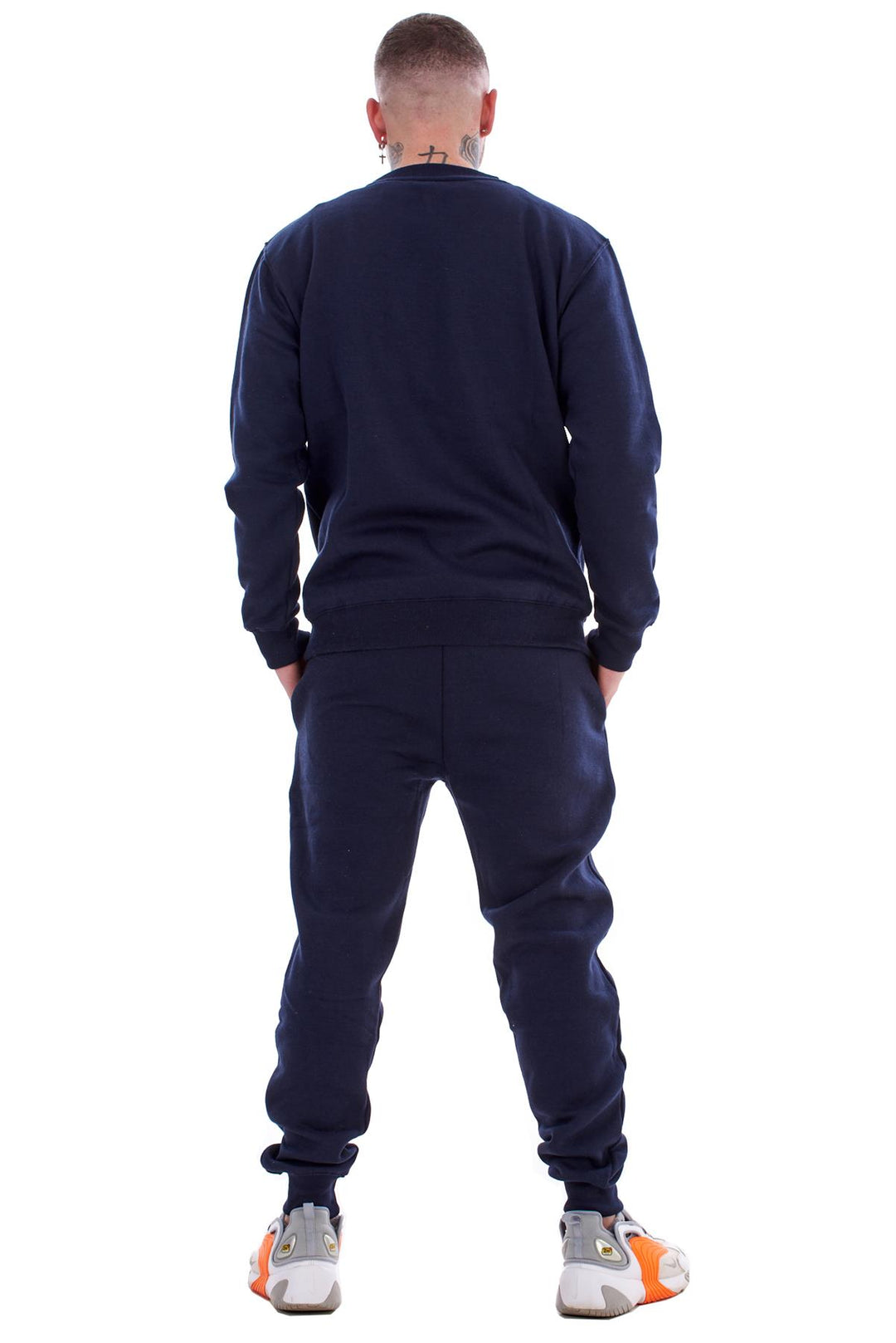 ID Mens Crewneck Tracksuit With Kangaroo Pockets- 3 Colours