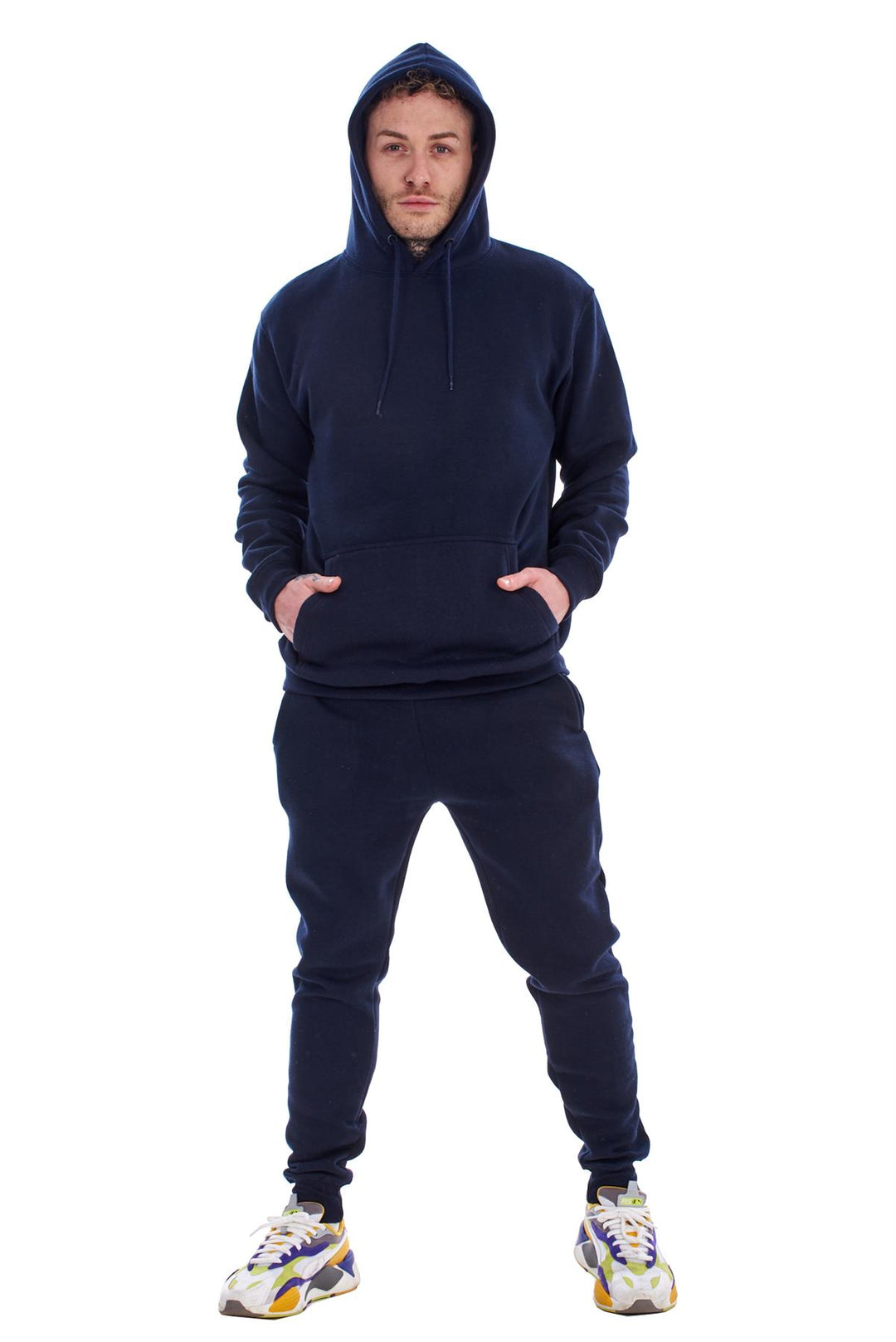 ID Mens Hooded Hooded Pullover Tracksuit - 3 Colours