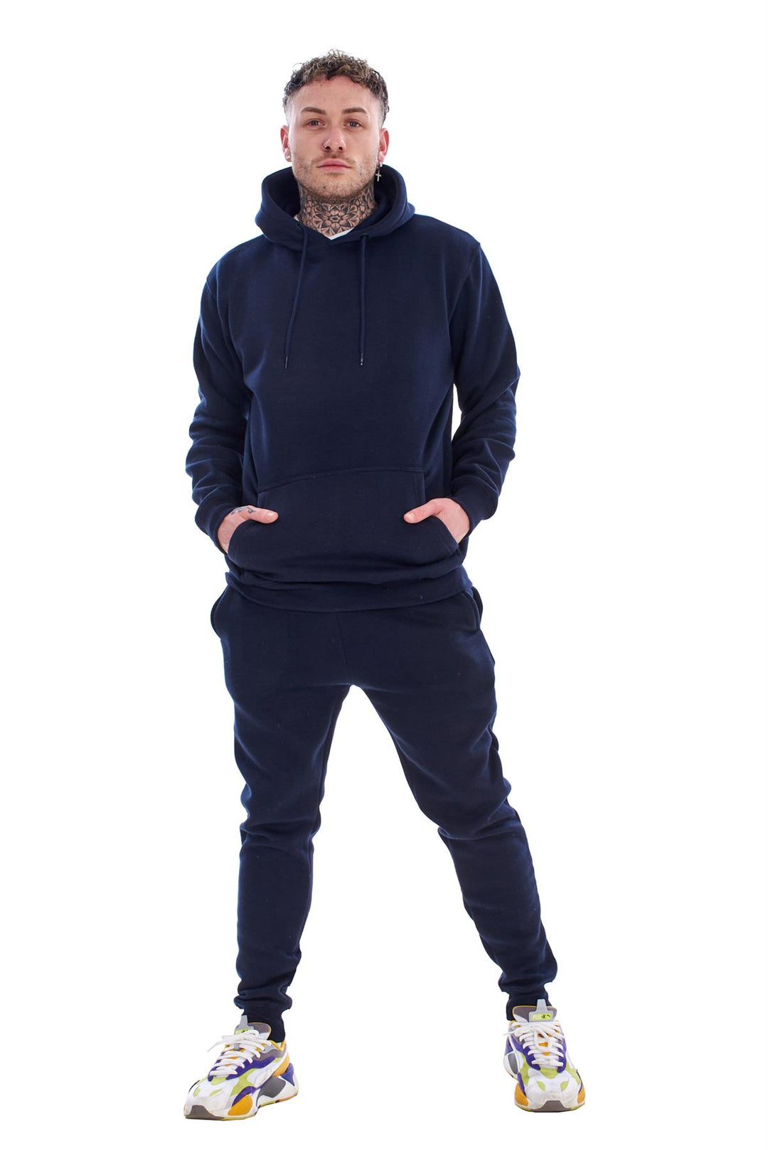 ID Mens Hooded Hooded Pullover Tracksuit - 3 Colours