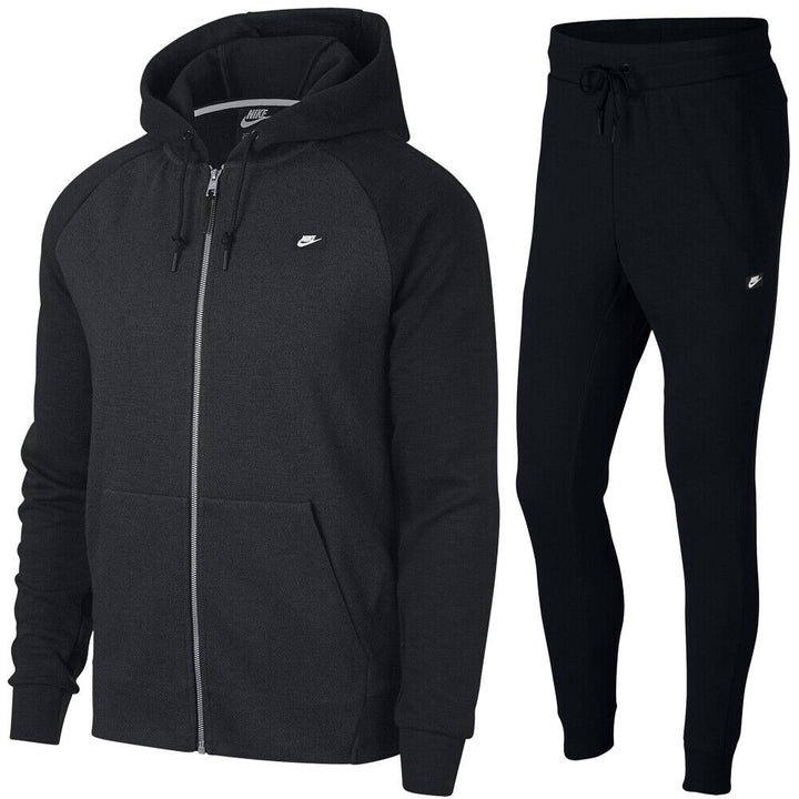 Nike Sportswear Optic Zip Tracksuit - Black