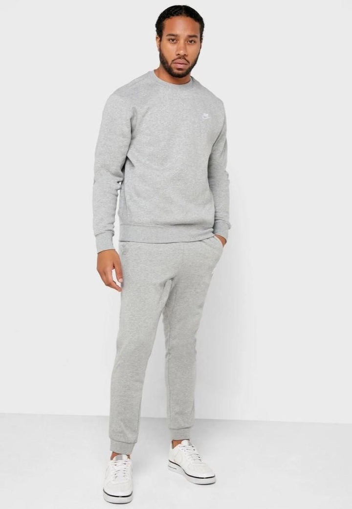 Nike Club Crewneck Tracksuit - Grey