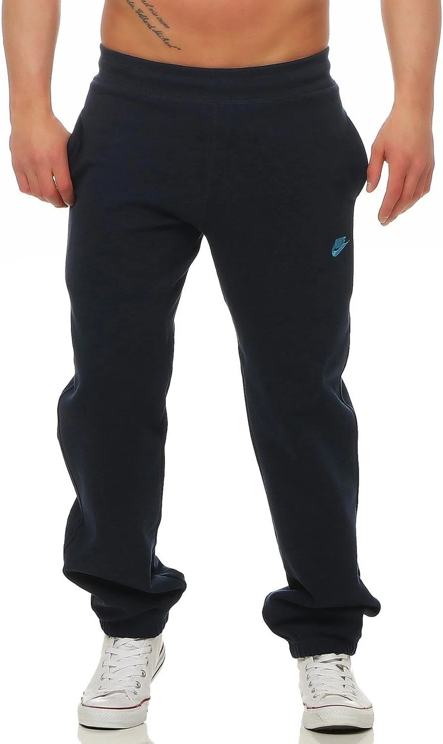Nike Navy Blue Club Joggers