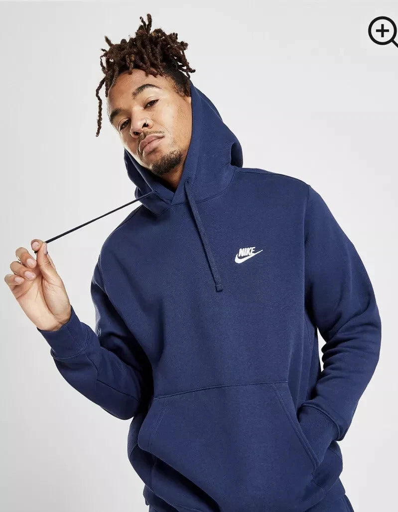Nike Navy Club Men's Hoodie