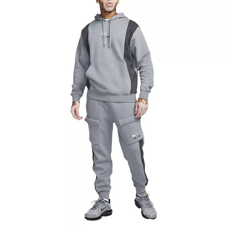 Nike Air Grey Swoosh Panel Hooded Tracksuit