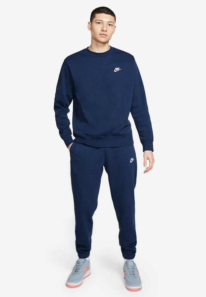 Nike Club Crewneck Tracksuit - Navy