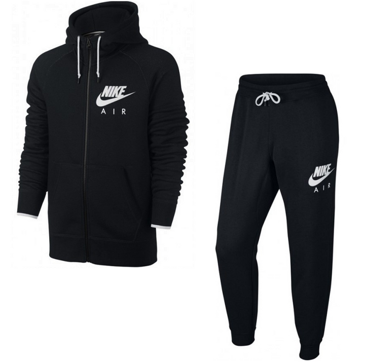 Nike Air Heritage Hooded Black Tracksuit