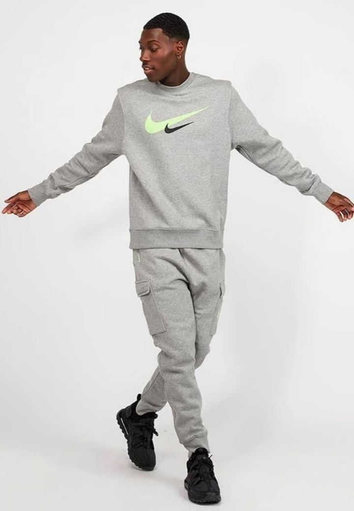 Nike Sportswear Swoosh Grey Tracksuit