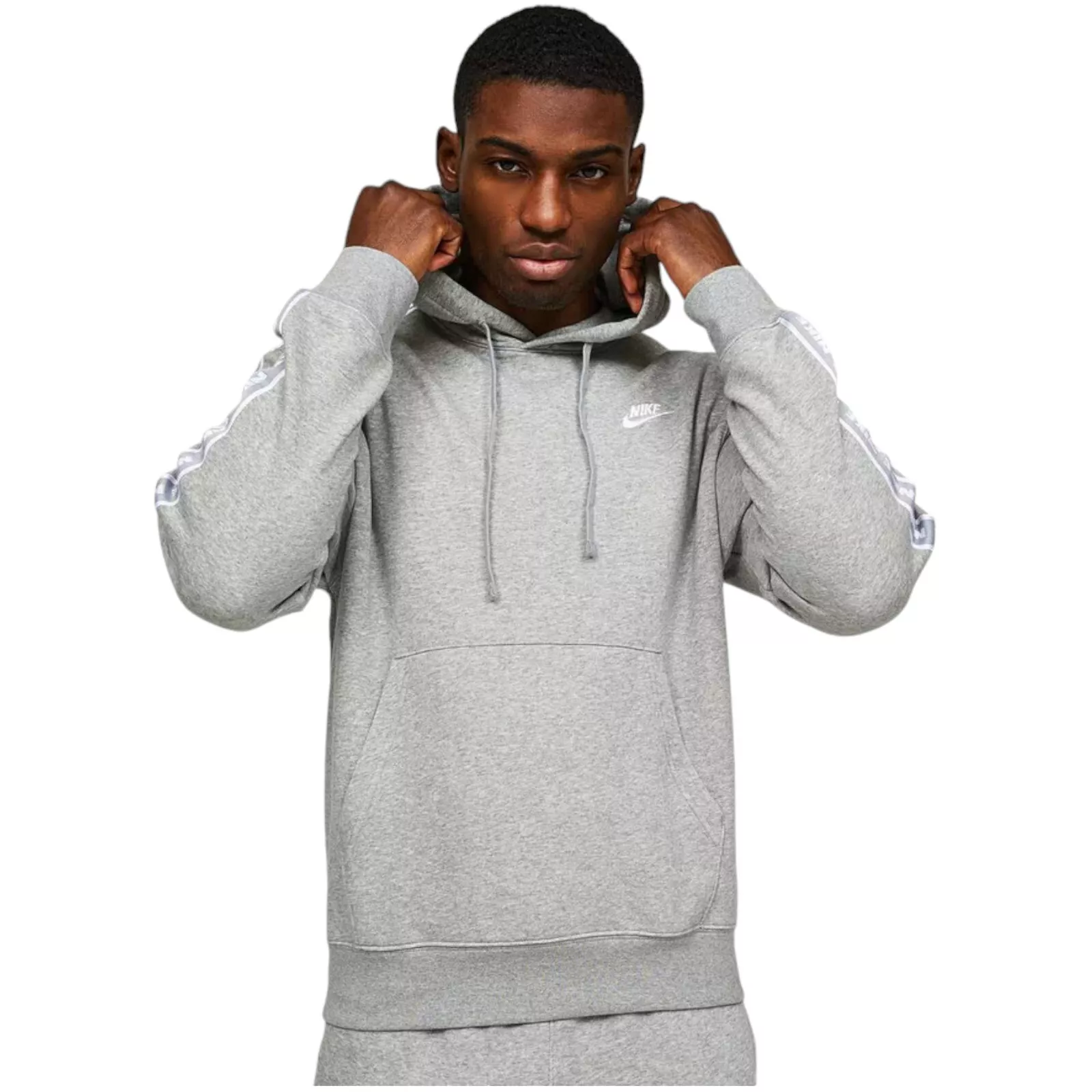 nike side tape hoodie