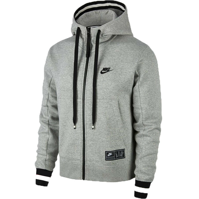 Nike Air Mens Zip Logo Tracksuit - Grey