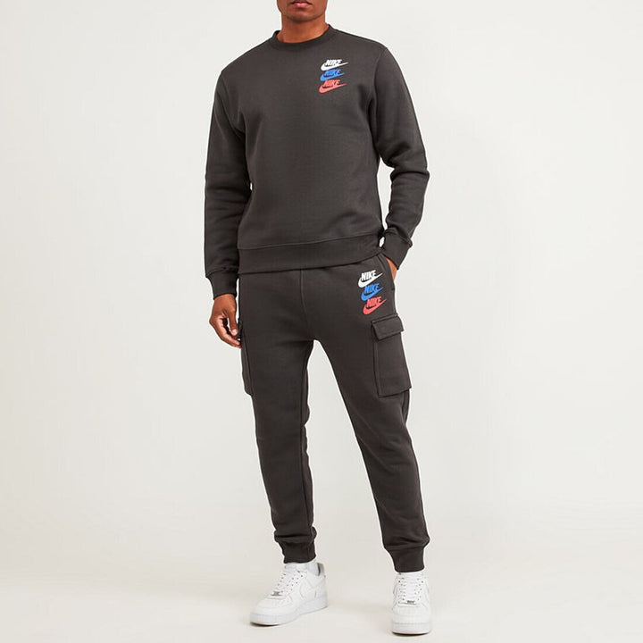 Nike Sportswear Standard Issue Tracksuit - Dark Smoke Grey