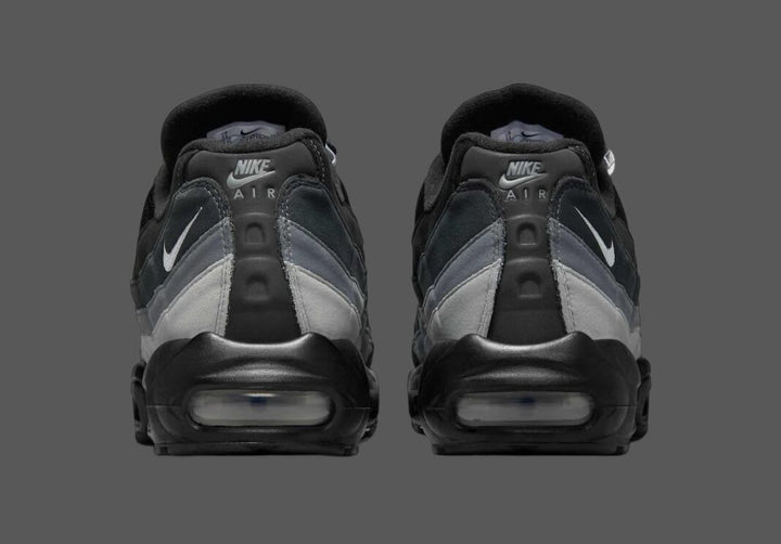 Nike Air Max 95 Trainers Mens Black Grey Gradient Lifestyle Shoes FV4710-003