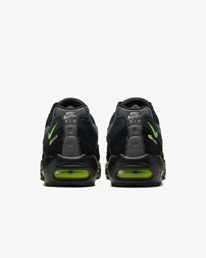 Nike Air Max 95 Trainers Mens Retro Logo Black Volt Low Top Casual Lifestyle Shoes CV1635-002