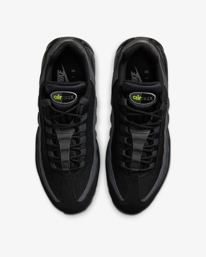Nike Air Max 95 Trainers Mens Retro Logo Black Volt Low Top Casual Lifestyle Shoes CV1635-002