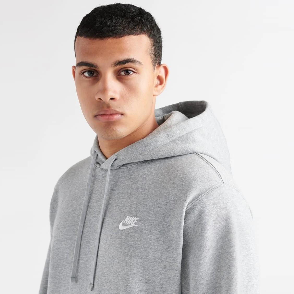 Nike Club Hooded Tracksuit Grey