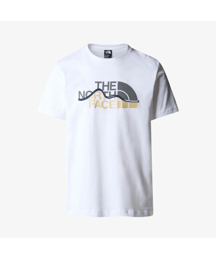 The North Face T-Shirt Mens Mountain Line White