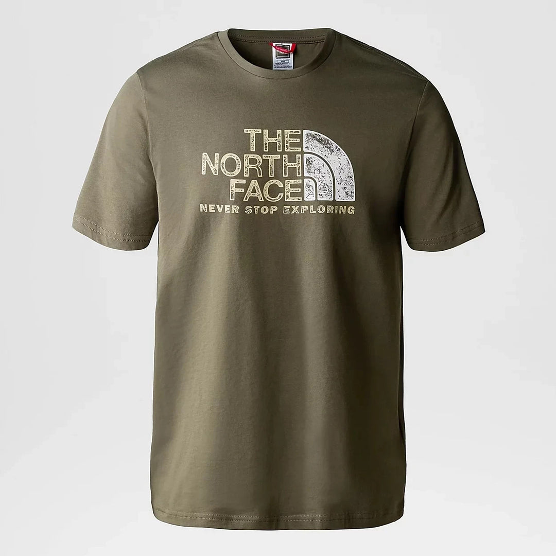 The North Face T-Shirt Men Rust 2 Green