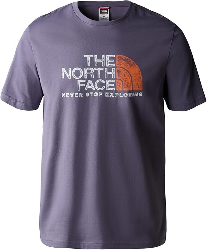 The North Face T-Shirt Mens Rust 2 Purple
