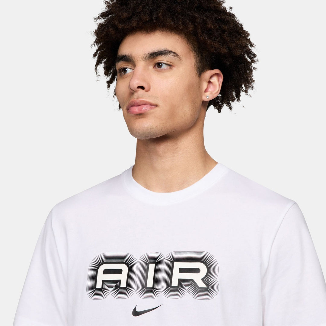 Nike Air Mens T-Shirt White Black Graphic Print