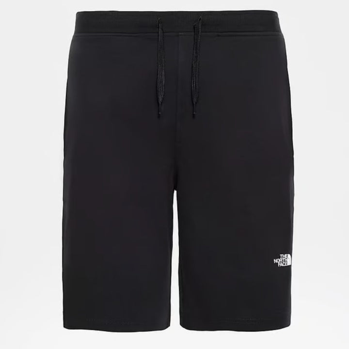 The North Face Shorts Mens Black Graphic Light Running Cotton Wordmark Logo Gym