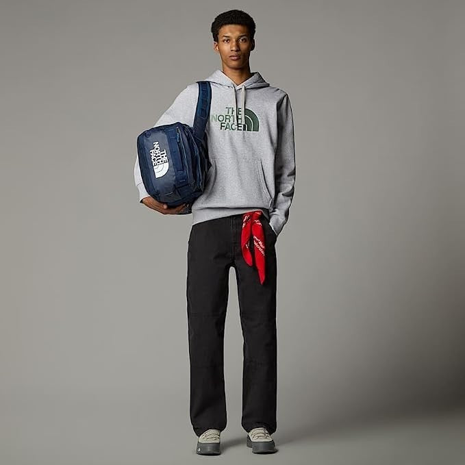 The North Face Pullover Hoodie Men Drew Peak Grey Green Sweatshirt
