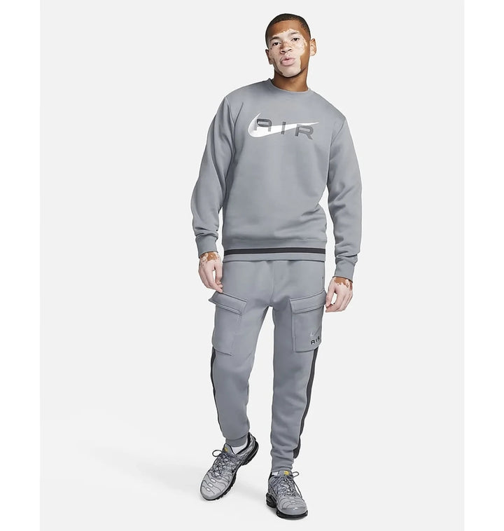 Nike Crewneck Tracksuit Mens Grey Air Swoosh Sweatshirt