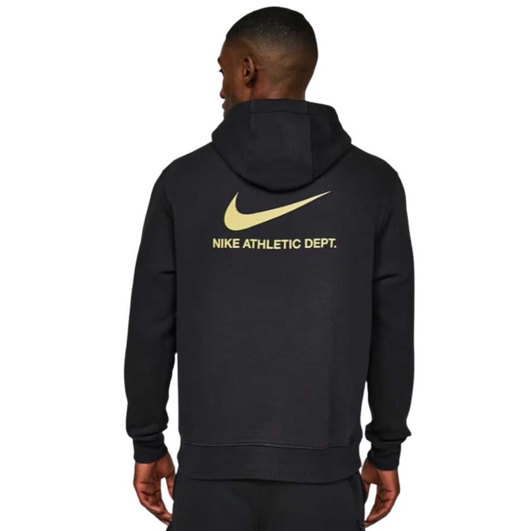 Nike Hoodie Mens Black Sportswear Repeat Swoosh