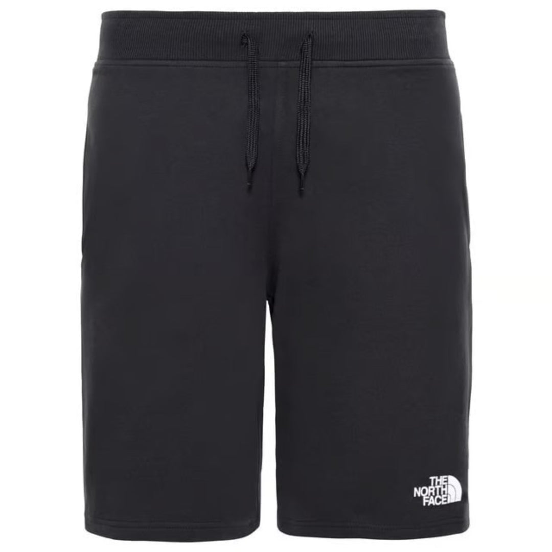 The North Face Shorts Men Black Standard Light Cotton TNF Logo Summer Activewear