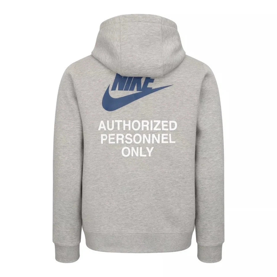 Nike Hoodie Mens Grey Authorized Personnel Sportswear
