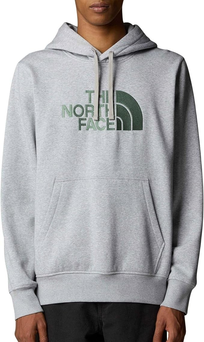 The North Face Pullover Hoodie Men Drew Peak Grey Green Sweatshirt