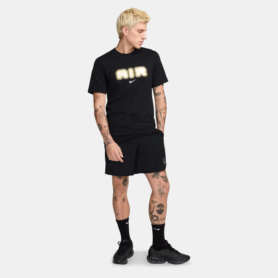 Nike Air T-Shirt Mens Black Gold Graphic Print