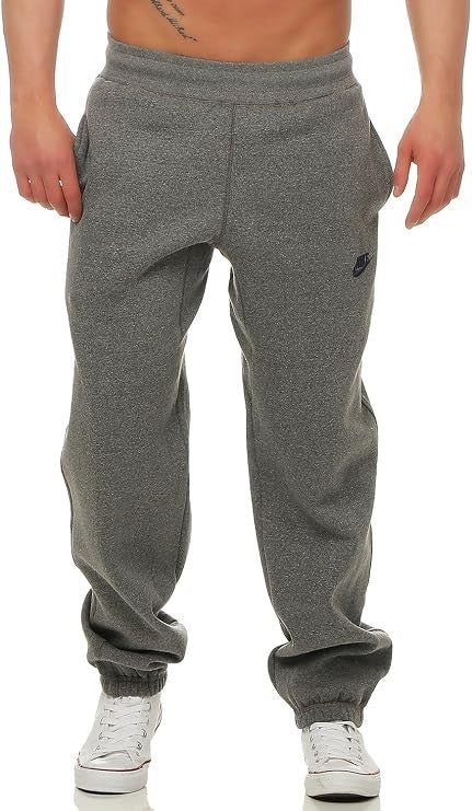 Nike Joggers Mens Charcoal Club Fleece Foundation Jogging Bottoms